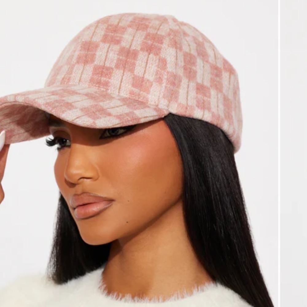 Woman’s checkered baseball cap - Picture 6 of 6